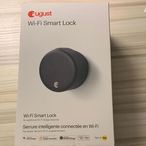 August Wi-Fi Smart Lock (4th Generation) - Matte Black